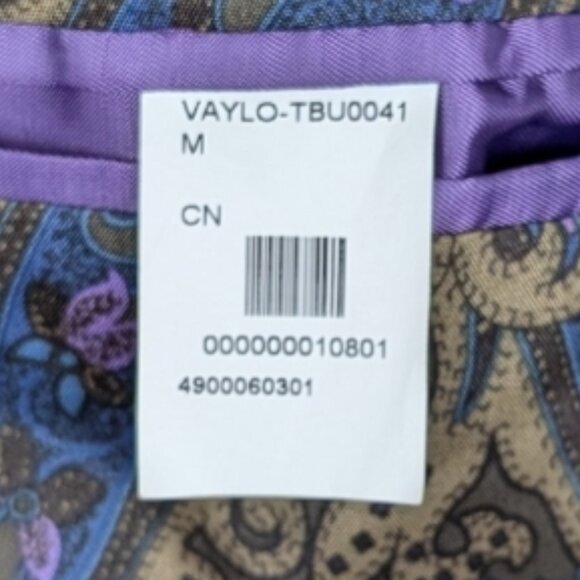 Tallia Men’s Olive Green Wool Pea Coat Size Medium - Picture 10 of 16